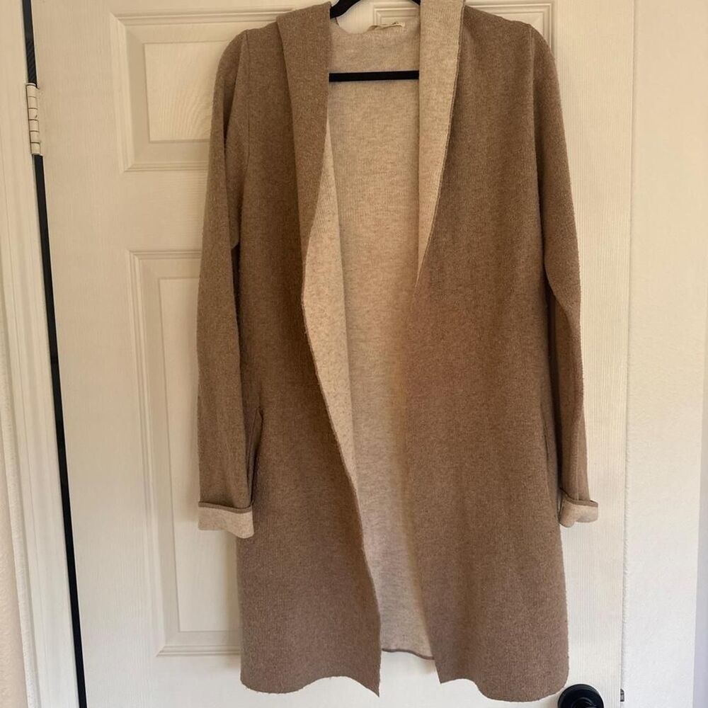Unbranded Women's Tan and Brown Cardigan
